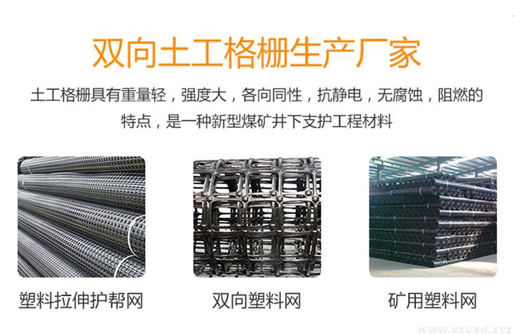 煤礦井下用雙向拉伸塑料幫護(hù)網(wǎng)